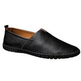 Hand-Stitched Leather Loafers