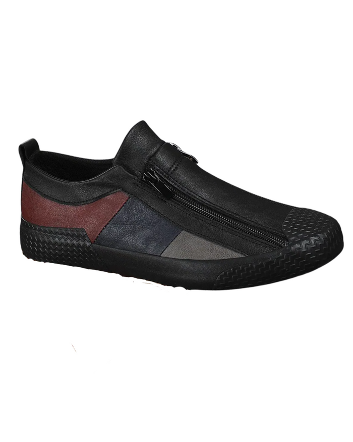 Men's Leather Shoes, Zip