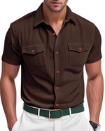 Elegant Men's Corduroy Shirt