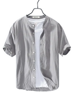 Summer Shirt in Cotton and Linen