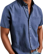 Elegant Short-Sleeve Shirt