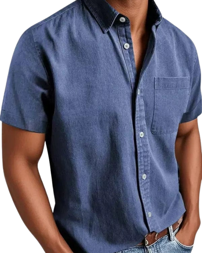 Men's Shirt, Short Sleeve, Elegant