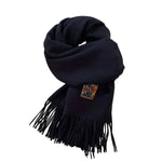 Marais Cashmere and Merino Scarf for Men - Black
