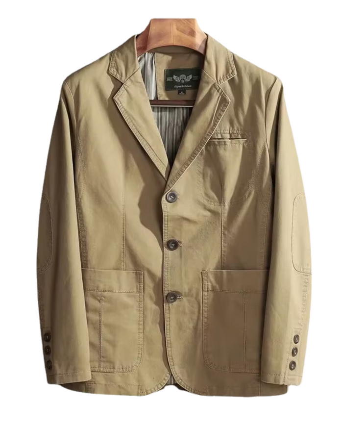 Italian Men's Cotton Blazer