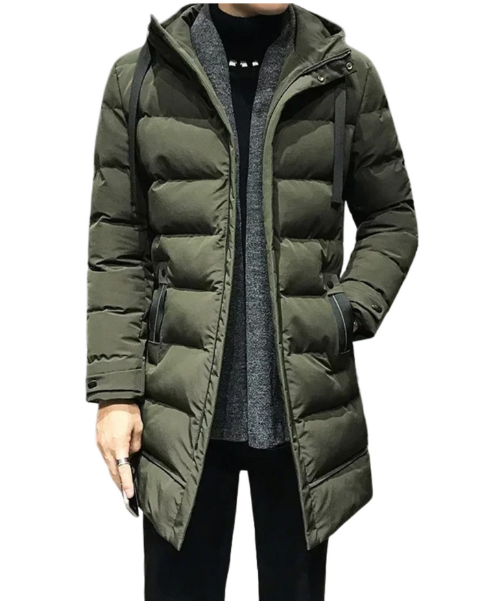 Men's Jacket, Green and Black