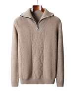 Taranto Merino Wool Zip Sweater