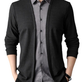 2-in-1 shirt and cardigan