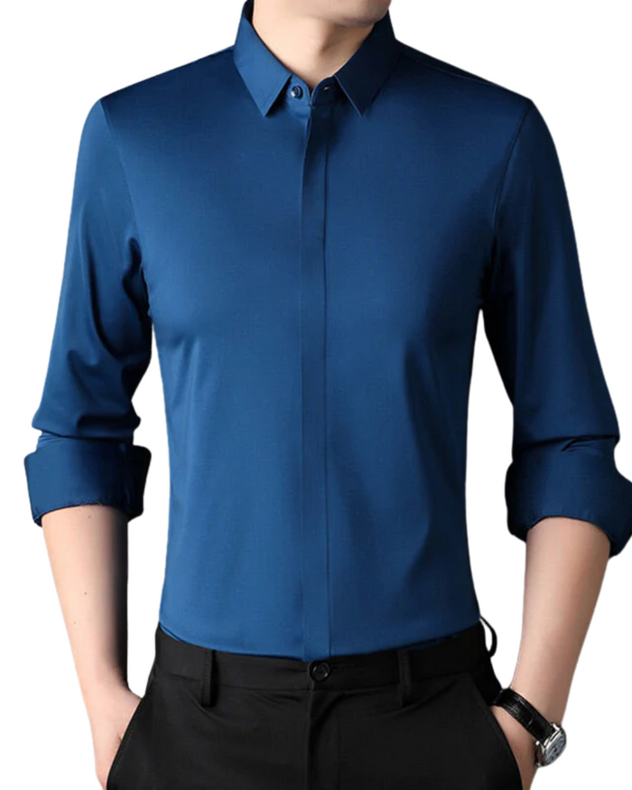 Wrinkle-Free Men's Shirt, Stretch