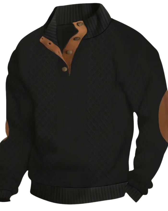 Men's Sweater, Button