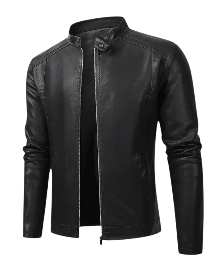 Men's Leather Jacket, Biker