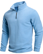 Zip-Up Long-Sleeve Sweater