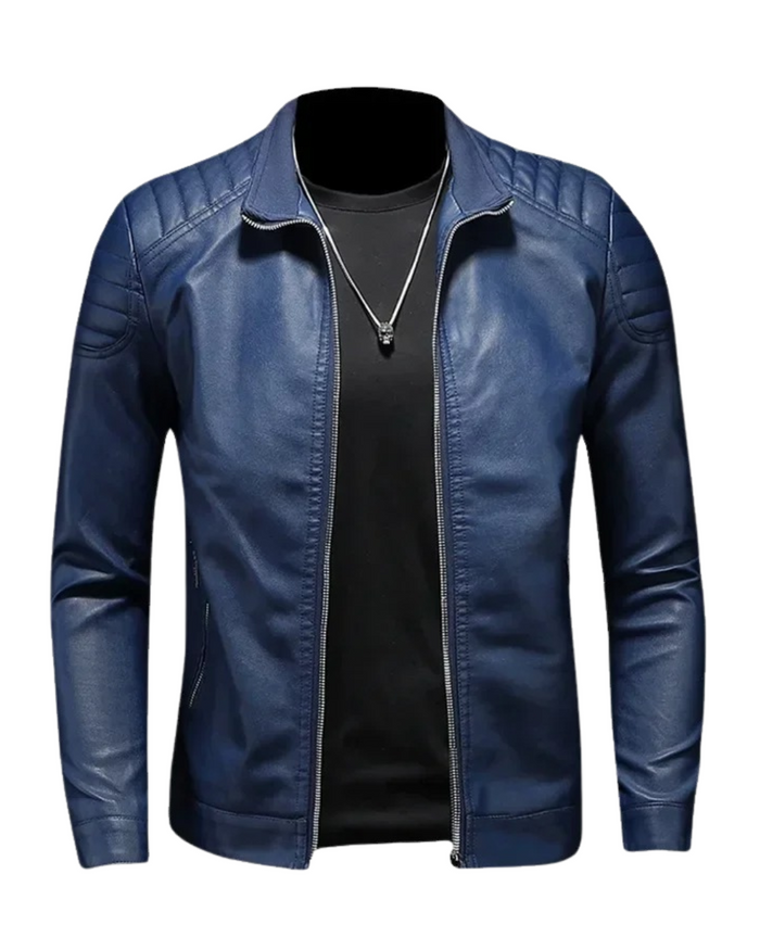 Stand Men's Leather Jacket, Krave