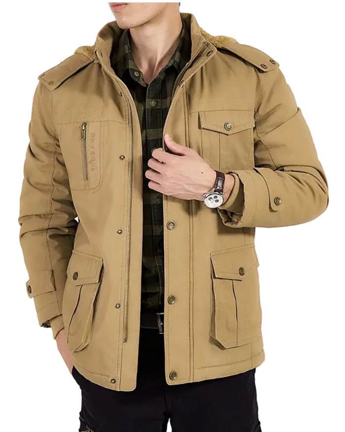 Quilted Men's Bomber Jacket