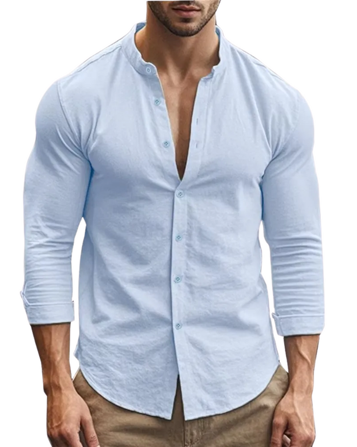 Men's Linen Shirt, Casual