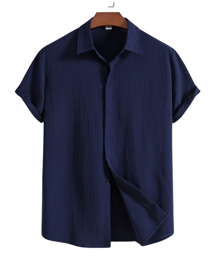 Men's Linen Shirt, Short Sleeve