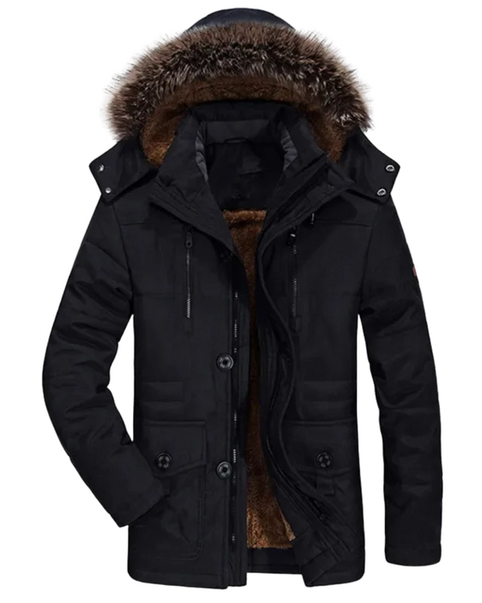 Hooded Men's Cotton Jacket