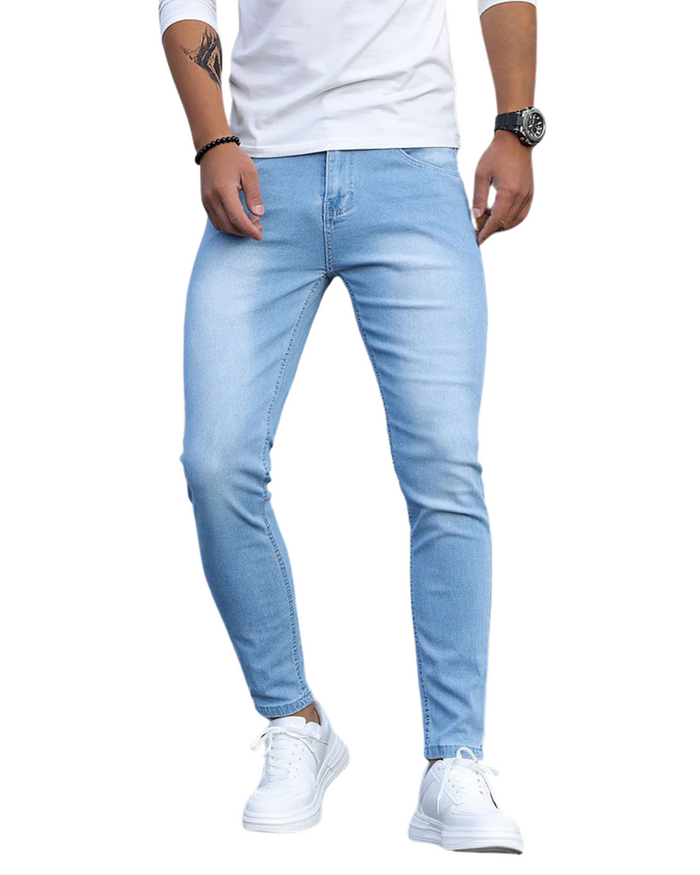 Men's Denim Jeans, Blue and Navy