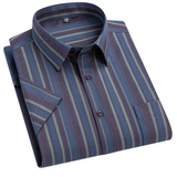 Cotton Shirt with Short Sleeve