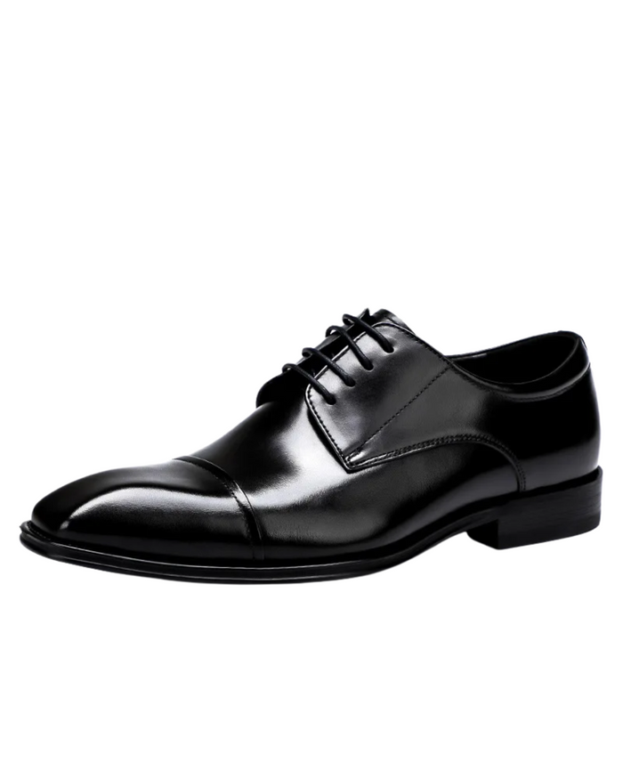 Men's Leather Shoes, Business, Black and Coffee