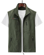Multi-Pocket Waterproof Cardigan