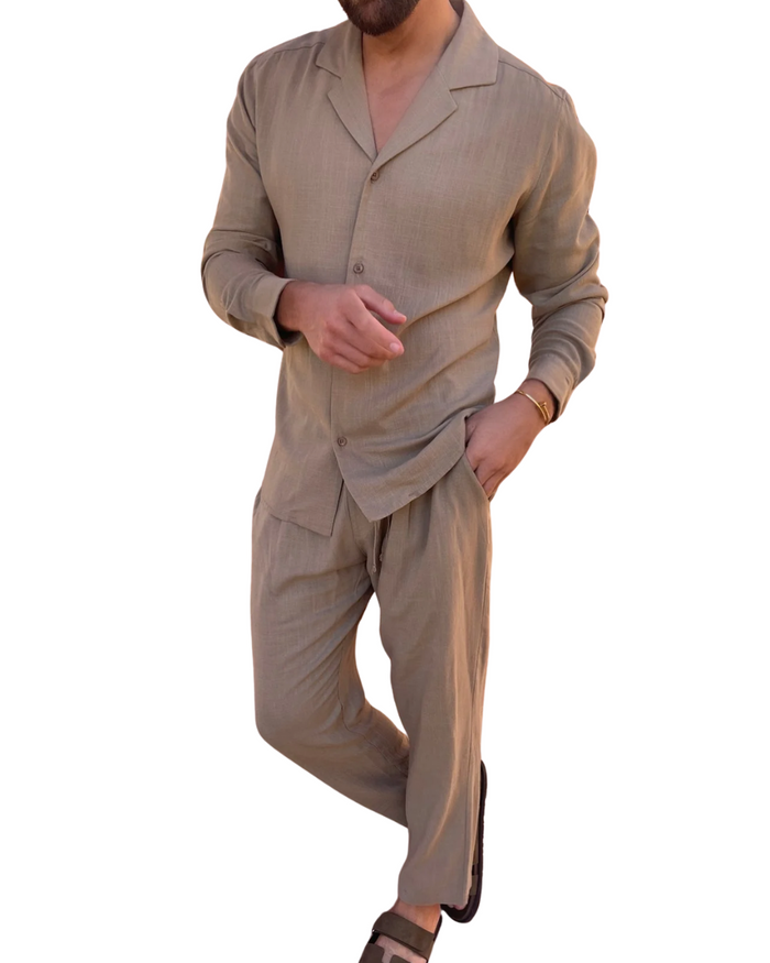 Alessio Men's Linen Set