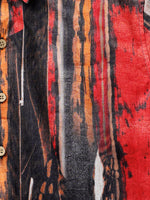 Vintage Abstract Pattern Textured Beach Style Shirt