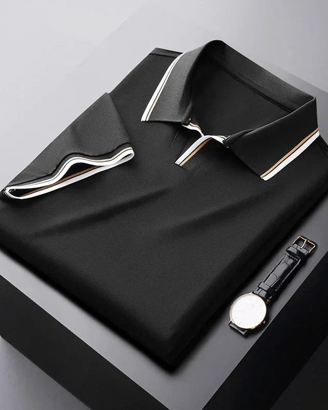 Men's Polo Shirt in Black