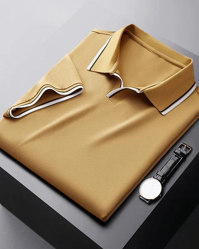 Men's Polo Shirt in Brown