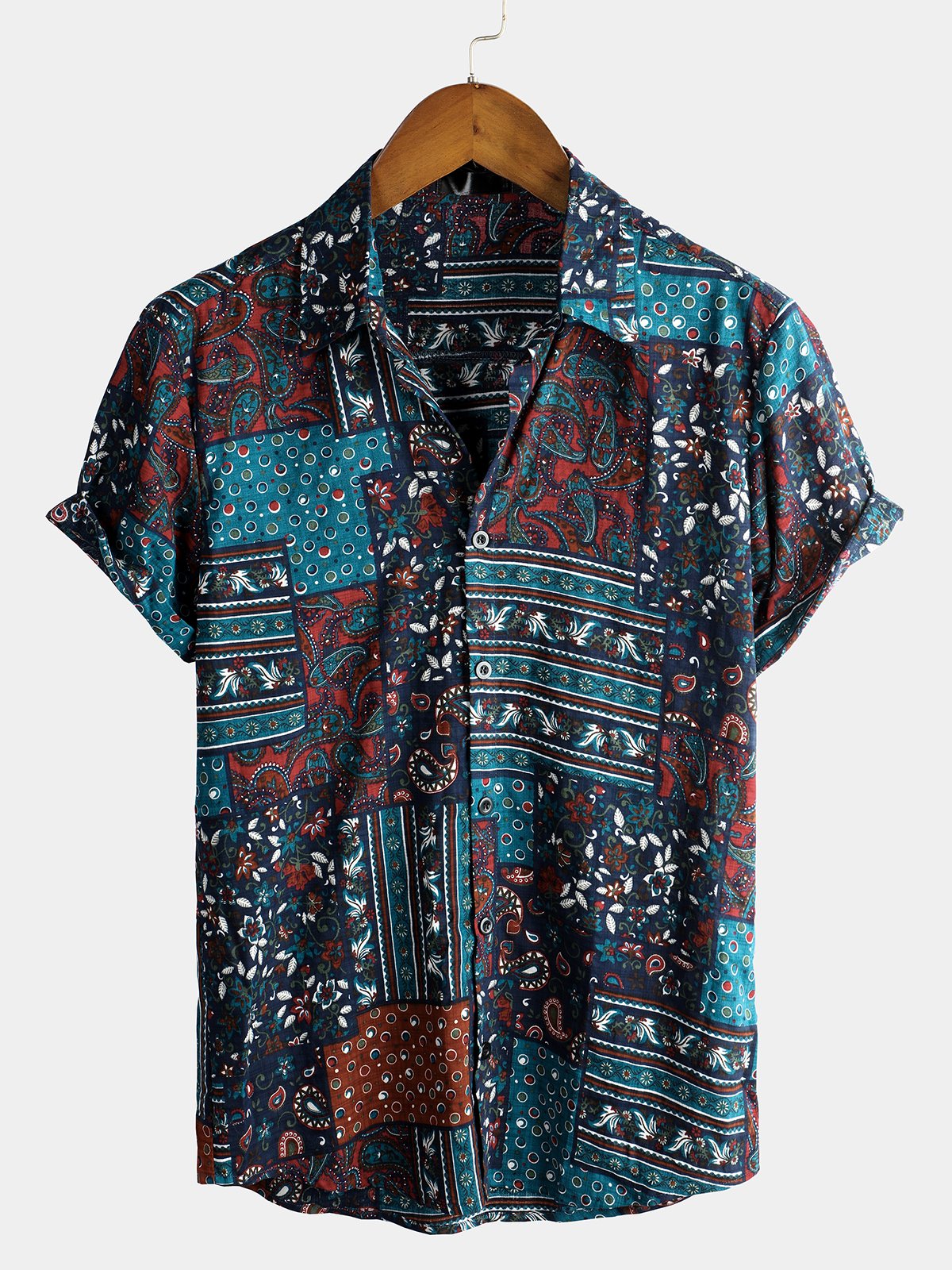 Casual Vintage Shirt, Short Sleeves