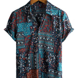 Cotton Casual Shirt for Men with Short Sleeves