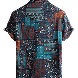 Cotton Casual Shirt for Men with Short Sleeves