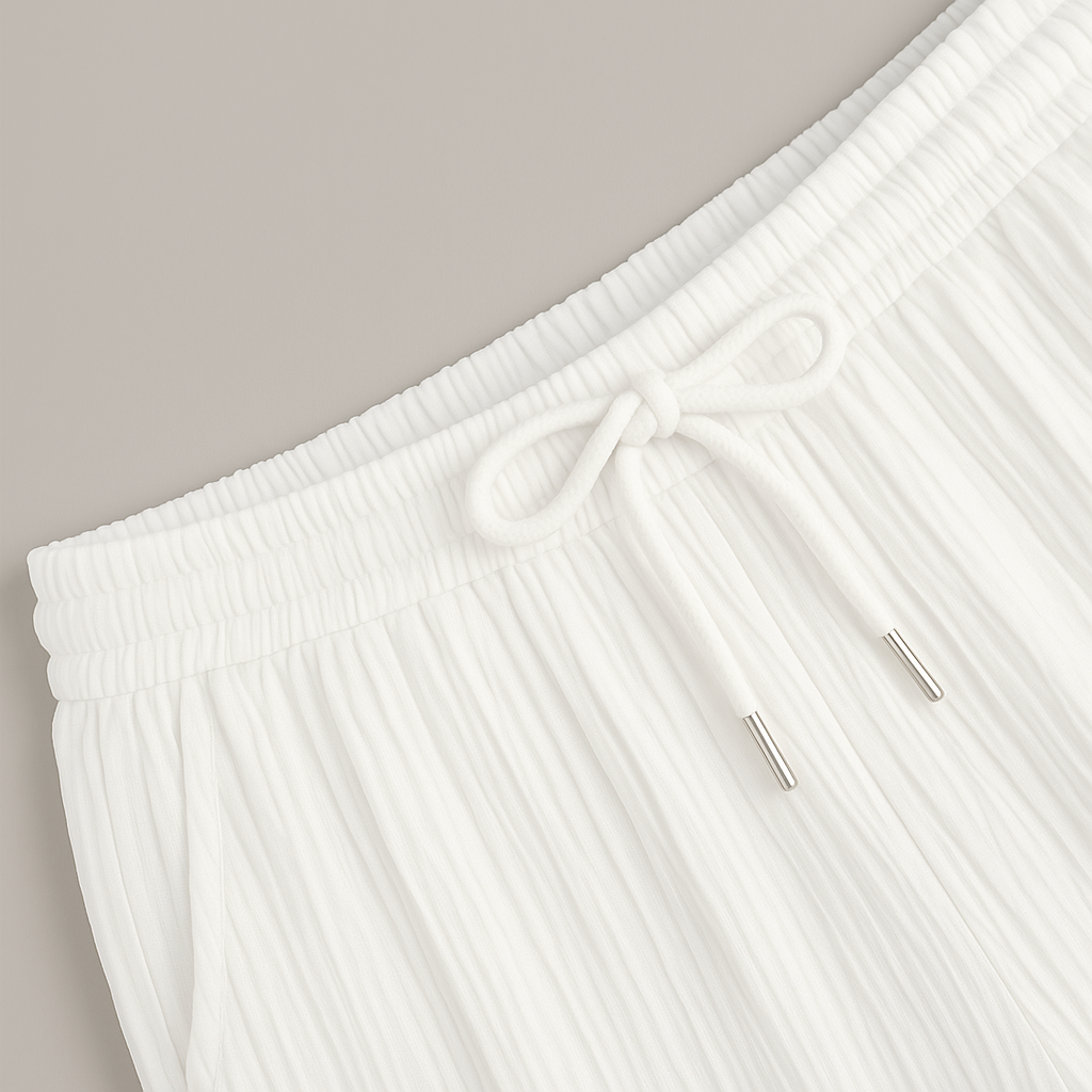 Elian - Linen Summer Set White