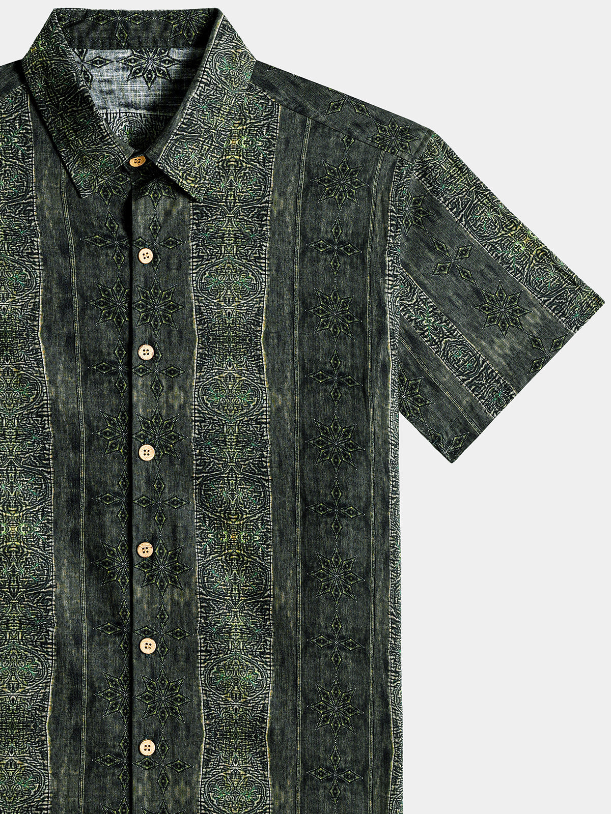 Vintage Bohemian Pattern Lightweight Summer Vacation Shirt