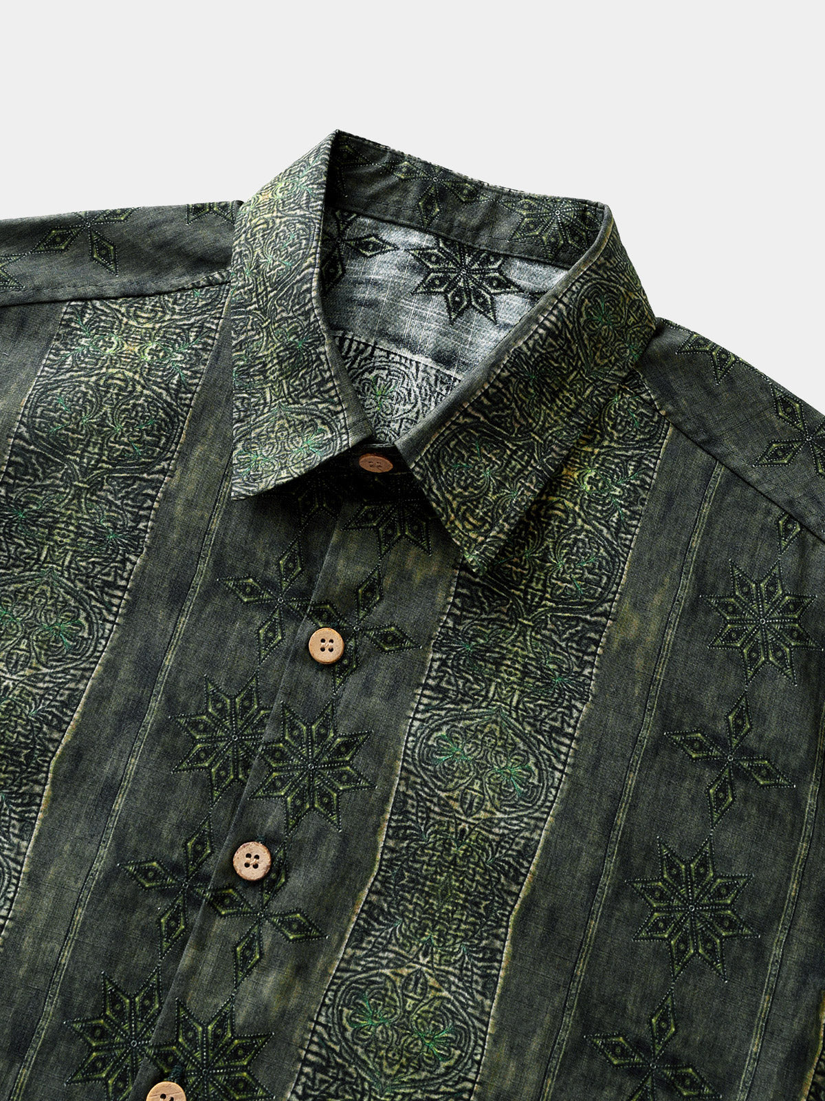 Vintage Bohemian Pattern Lightweight Summer Vacation Shirt