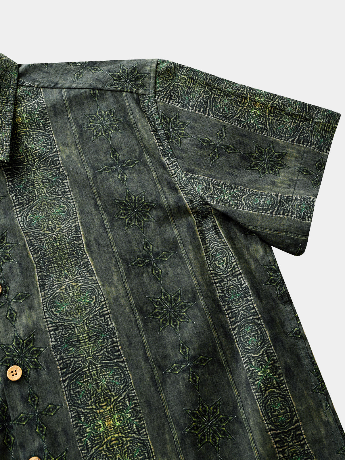 Vintage Bohemian Pattern Lightweight Summer Vacation Shirt