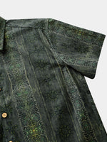 Vintage Bohemian Pattern Lightweight Summer Vacation Shirt