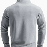 Zip-Up Long-Sleeve Sweater