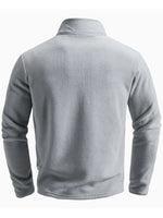 Zip-Up Long-Sleeve Sweater