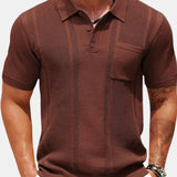Abu Dhabi Textured Knit Polo