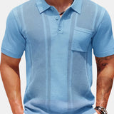 Abu Dhabi Textured Knit Polo