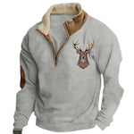 Silvio Vintage Sweater with Zipper