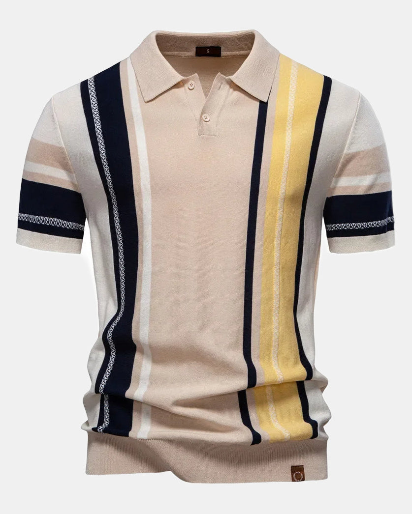 Strik Men's Polo Shirt in Beige