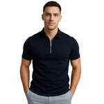 Gregorio - Modern Polo with Half Zip