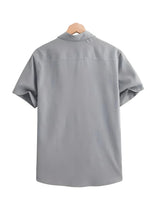 Casual Short Sleeve Cotton Shirt