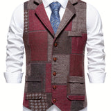 Elegant Patchwork Waistcoat