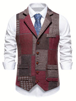 Elegant Patchwork Waistcoat
