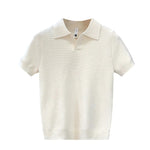 Breathable Knit Polo Shirt