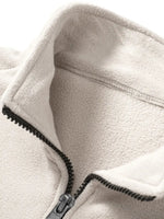 Zip-Up Long-Sleeve Sweater