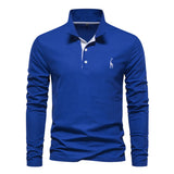 Casual Long Sleeve Polo Shirt