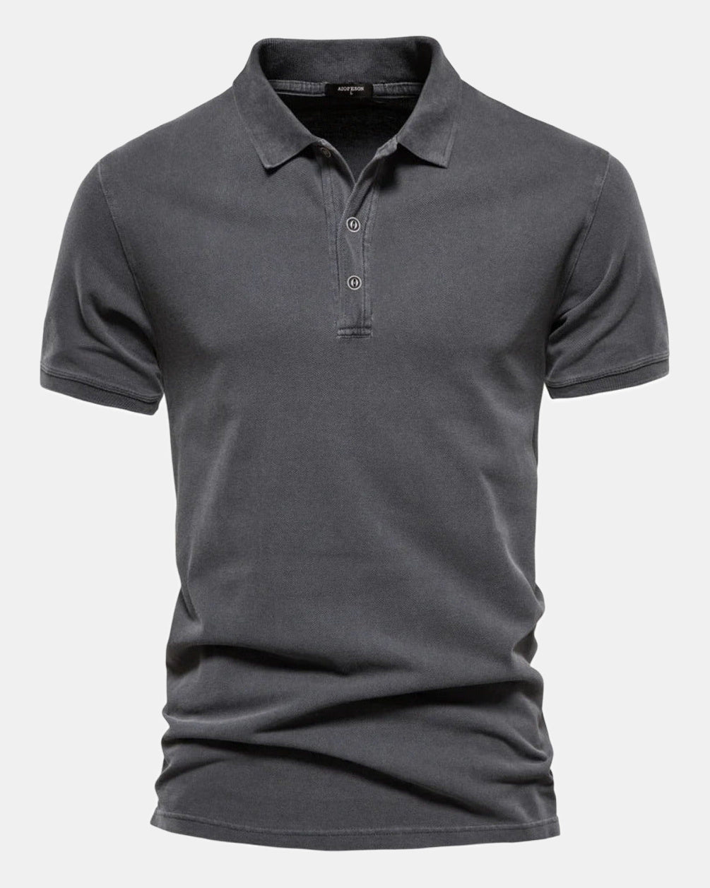 Men's Polo Shirt, Green and Dark Blue